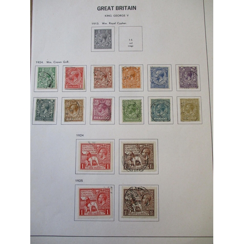 355 - KEVII and KGV fine used coln on leaves incl 1902-10 to 2/6d, 1912-22 to 5/-, 1924-6 set, 1924 and 19... 