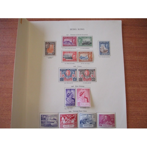 175 - Hong Kong. KGVI M coln on leaves incl 1938-52 set, also $10 reddish-violet and blue (9.4.47), 1941 s... 