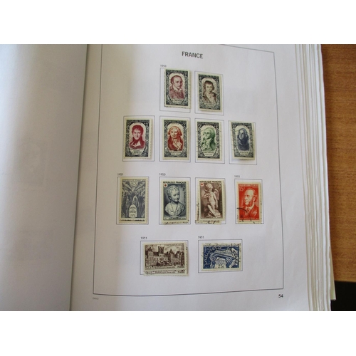 227 - France. 1849-1998 M/U coln in 2 SG Davo albums, incl 1849-52 vals to 40c U, 1853-60 vals to 80c U, 1... 