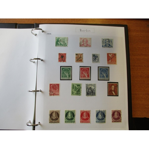 248 - Germany. Early to modern M/U coln in 3 SG Davo albums, 11 stockbooks incl 1872 vals to 18k which is ... 