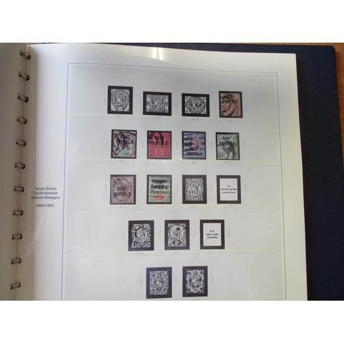 298 - QV-QEII M/U coln in 3 Safe printed albums, incl 1840 1d black 4 margin & 1d black 3 margin U, range ... 