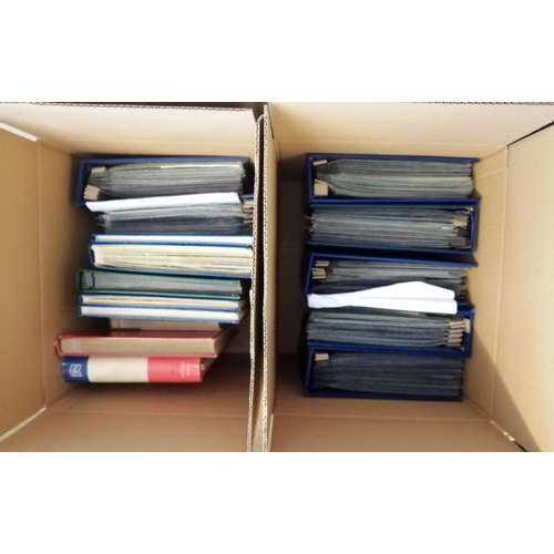 304 - Enormous early to modern M/U clear-out accumulation in approx 60 vols (often untidy) and loose,  inc... 