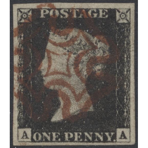 308 - QV range in stockbook, mainly better items, from 1840 1d blacks, 3 superb FU examples from pl 1a, 2 ... 