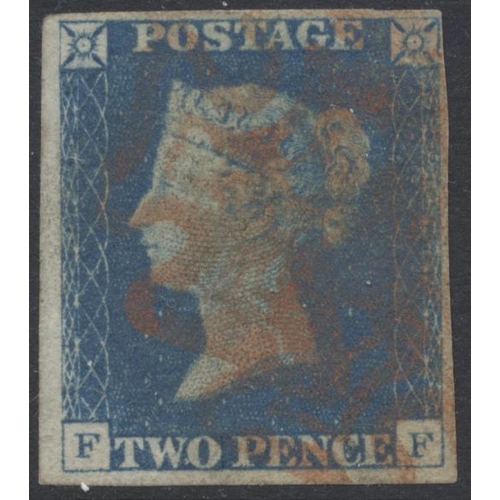 315 - 1840 1d blacks (x24 incl one 4 margin M example), 17 with Maltese cross cancel and 6 with black Malt... 