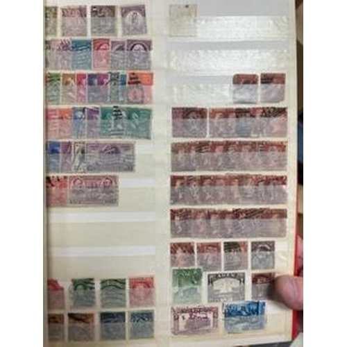 35A - A large M and U mixed accum in vols and loose with A-Z ww childhood albums, GB QV_QEII with covers i... 