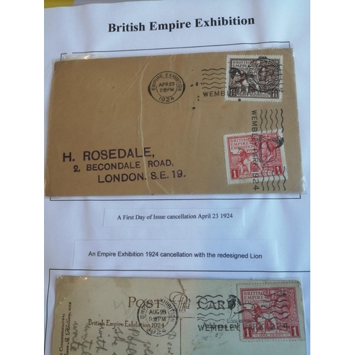 366 - 1924-5 British Empire Exhibition. An exhibition-quality coln requiring inspection, in six binders st... 