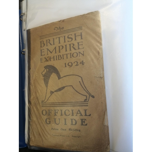 366 - 1924-5 British Empire Exhibition. An exhibition-quality coln requiring inspection, in six binders st... 