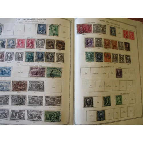 43 - World misc early to modern M/U coln in 6 albums incl 2 SG Ideal postage stamp albums, incl BC 1937 C... 