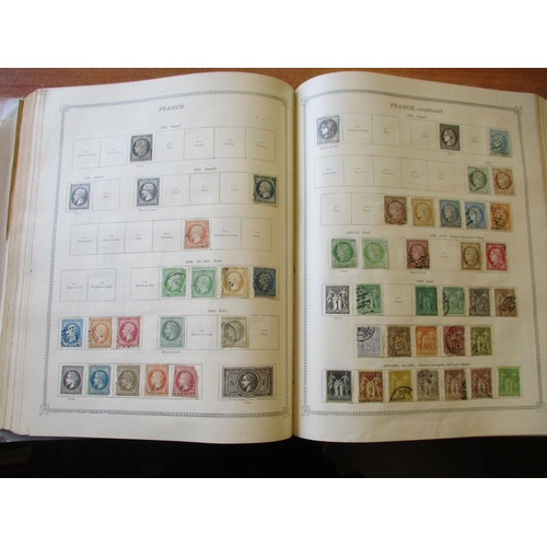 43 - World misc early to modern M/U coln in 6 albums incl 2 SG Ideal postage stamp albums, incl BC 1937 C... 