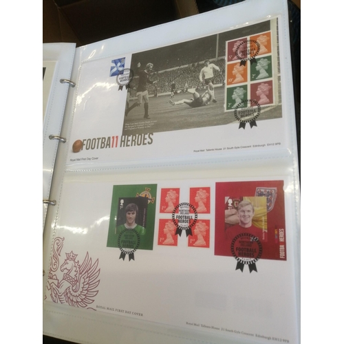 46 - Modern miscellanous coln in 19 binders, noting small GB FDC range to 2014 incl bklt panes and 2012 O... 