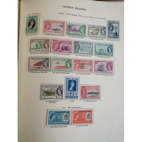 7 - BC QEII mounted mint coln in S.G. New Age Stamp Album, covering countries Aden-Cyprus, with leaves a... 