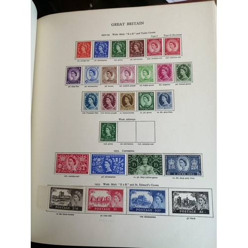 8 - BC QEII mounted mint coln covering countries D-K in S.G New Age stamp album (cover a little scuffed ... 