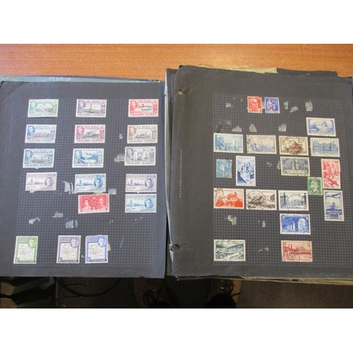 90 - World misc early to modern M/U coln in albums and loose, incl BC, GB with FDCs, China 1997 Resumes S... 