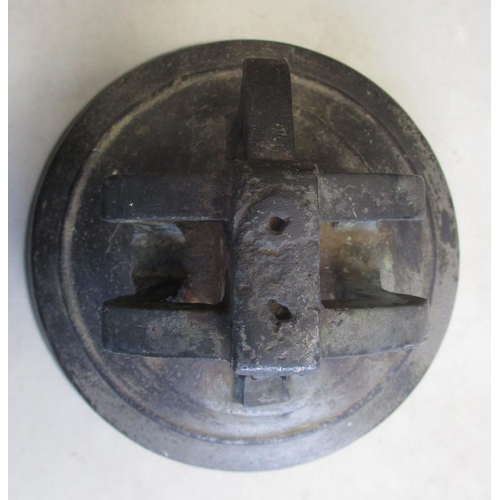 110 - 1855 Board of Ordnance 24kg bronze bell, date cast between bead lines towards the top, B and O eithe... 