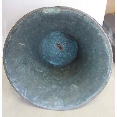 110 - 1855 Board of Ordnance 24kg bronze bell, date cast between bead lines towards the top, B and O eithe... 