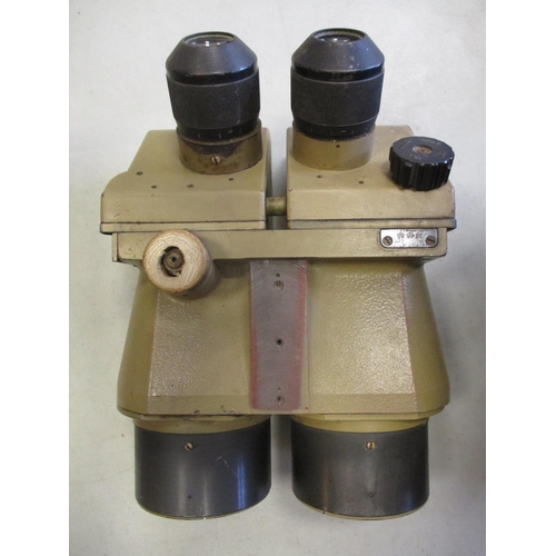 113 - German WW2 10 x 80 Anti-Aircraft Flak Binoculars D.F. or Doppellfernrohr (Double Telescope) by Emil ... 