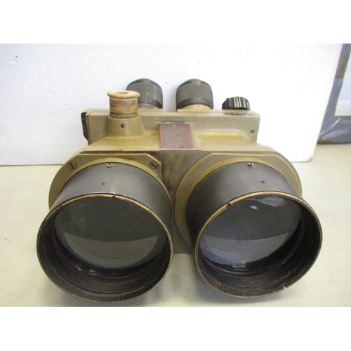 113 - German WW2 10 x 80 Anti-Aircraft Flak Binoculars D.F. or Doppellfernrohr (Double Telescope) by Emil ... 