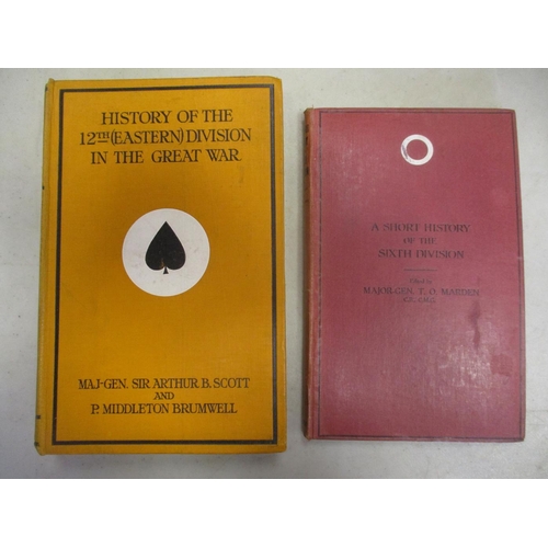 139 - WW1 Division hardback book range with History of 36th (Ulster) Division (1922) by Falls, Tenth (Iris... 