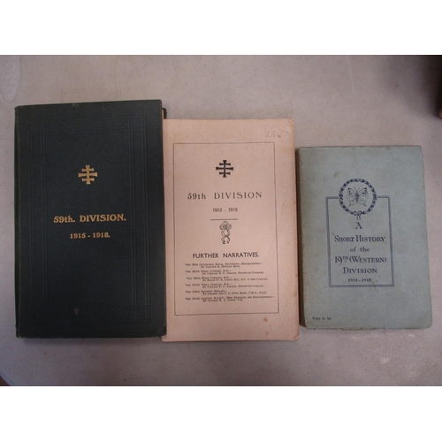 144 - WW1 Regimental/Division history book range with hardback West Riding Territorials (1920) by Magnus, ... 