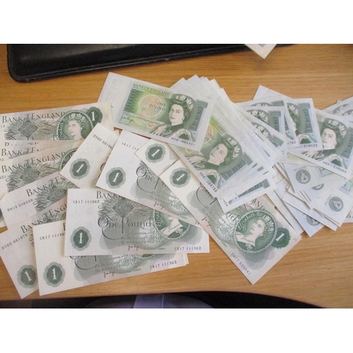 168 - Collection with £20 Somerset 28B, £10 Fforde A57, Somerset 80K, £5 Page 71X, £1 Peppiatt W56A, Z62A,... 