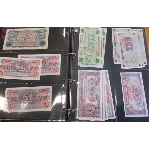 203 - Collection of mostly 1800s banknotes in album, generally good fine or better, includes England Hudde... 