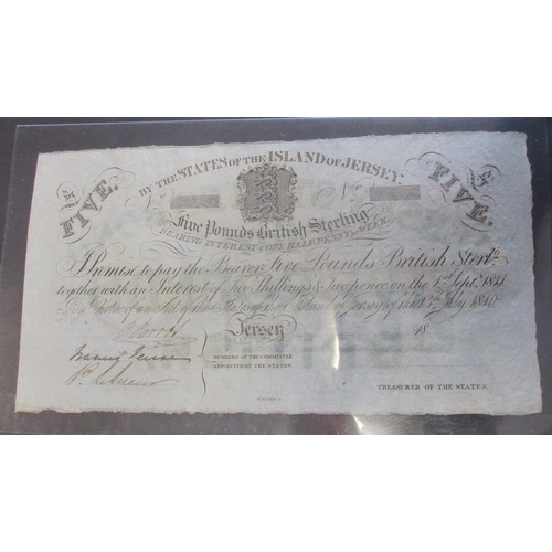 203 - Collection of mostly 1800s banknotes in album, generally good fine or better, includes England Hudde... 