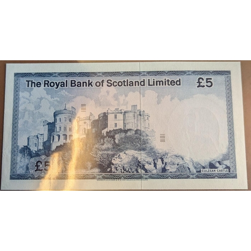 244 - Scotland. Royal Bank of Scotland, J.B. Burke 1976 (3 May) £5, serial number and managing director si... 