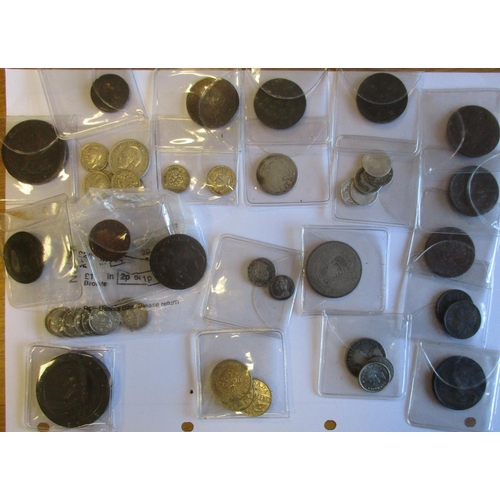 293 - Collection of mostly 18th-19th century coinage, generally fair/fine or better, including crown 1845V... 