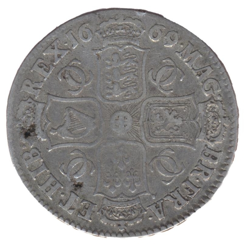 308 - 1669/4 half crown fine. (See photo) (Y)