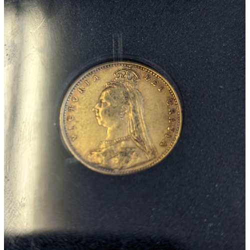 348 - Investment Gold Lot - Documents Required. 1892 half sovereign very fine in plastic case. (Y)