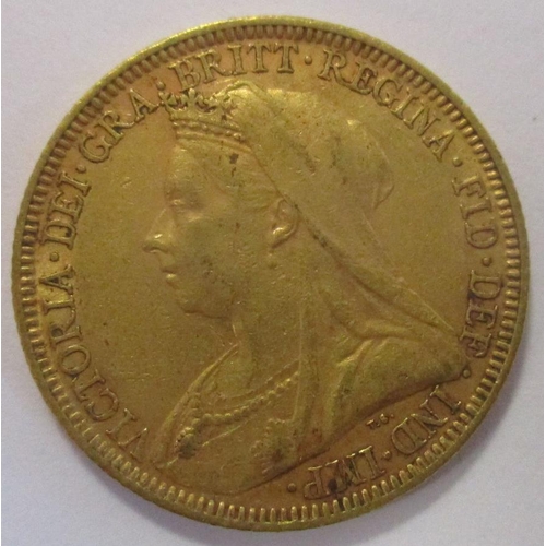 357 - Investment Gold Lot - documents required. 1894M sovereign fine. (Y)