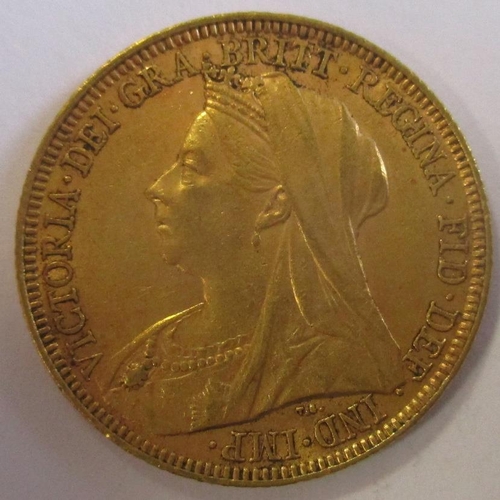 366 - Investment Gold Lot - documents required. 1896M sovereign fine. (Y)