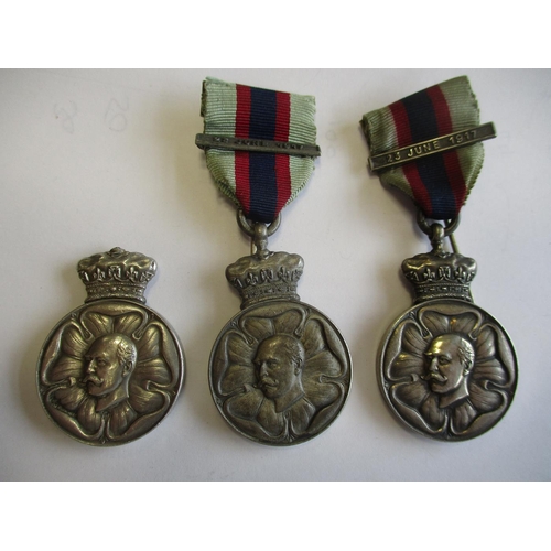 5 - Mixed range with KEVII Imperial Service Medal (Star) to Charles Pridmore, 1911 Metropolitan Police C... 