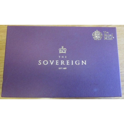 510 - Investment Gold Lot - documents required. 2018 Sovereign cased premium proof set of 3 (£2, sovereign... 