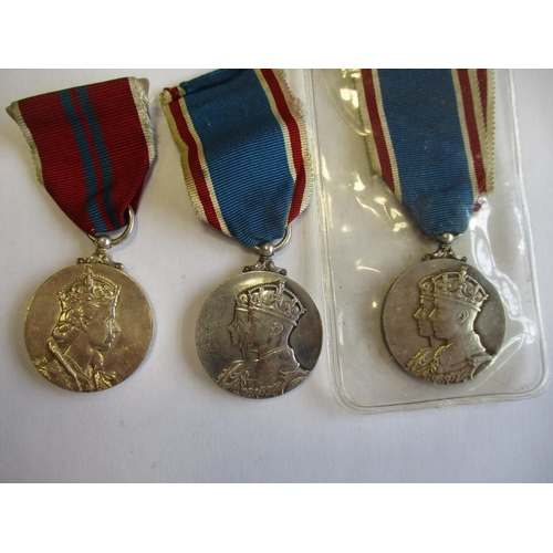 6 - Range with:
1-2. 1937 Coronation Medals (2).
3. 1953 Coronation Medal.
4-6. KGVI Special Constabular... 