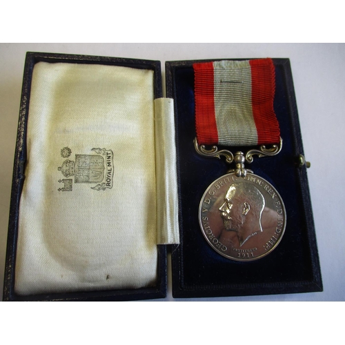 63 - WW1 Dobson brothers range with:
1. KGV Rocket Life Saving Apparatus Long Service Medal to George All... 