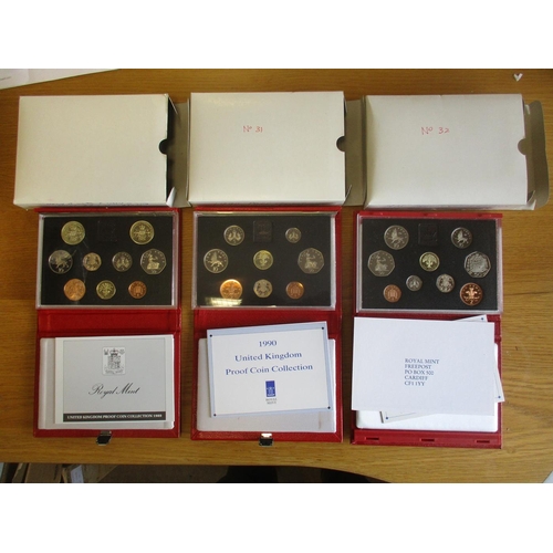 670 - 2015 Fifth Circulating Portrait and Year cased silver proof sets of 8 FDC in Royal Mint presentation... 