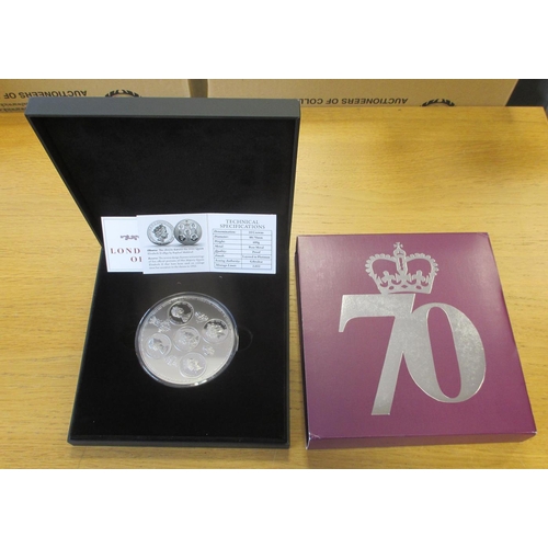 694 - Collection including proof cased sets FDC with Gibraltar 2019 silver sovereign set of 5, Gibraltar 2... 