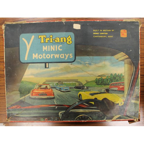 168 - Minic Motorways. Boxed sets collection including Holiday Highway No M1518, Public Transport No M/151... 