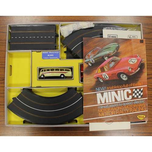 168 - Minic Motorways. Boxed sets collection including Holiday Highway No M1518, Public Transport No M/151... 