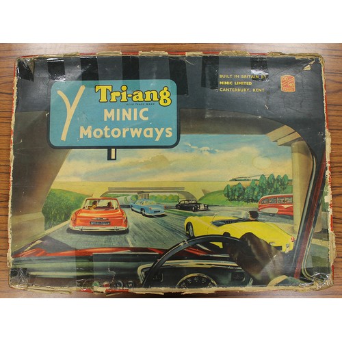 168 - Minic Motorways. Boxed sets collection including Holiday Highway No M1518, Public Transport No M/151... 