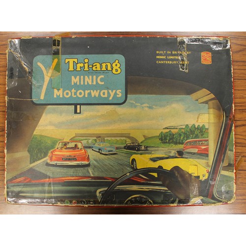 168 - Minic Motorways. Boxed sets collection including Holiday Highway No M1518, Public Transport No M/151... 