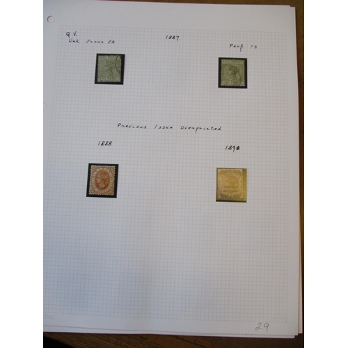 139 - Natal. M/U coln on leaves with range of Chalon heads, 1867 1/- FU, 1870 1/- FU, 1870 1/- og, 1874-99... 