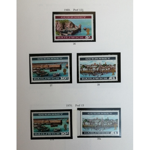 322 - Channel Islands. Mainly UM collections from 1969 to 1985 for Guernsey and Jersey with postage dues, ... 