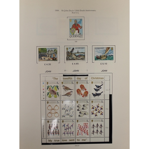 322 - Channel Islands. Mainly UM collections from 1969 to 1985 for Guernsey and Jersey with postage dues, ... 