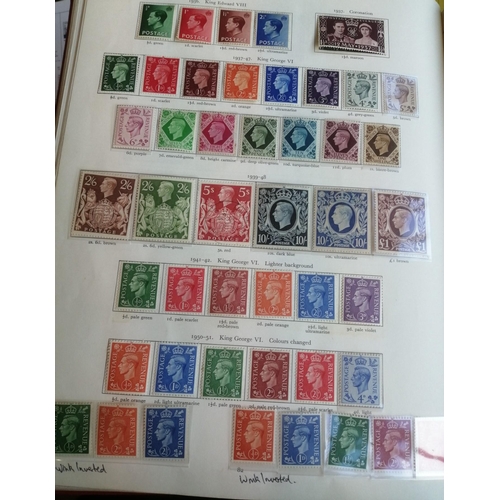 1 - BC KGVI, nearly all mounted mint coln in old SG KGV album (damaged), much of interest, though odd is... 