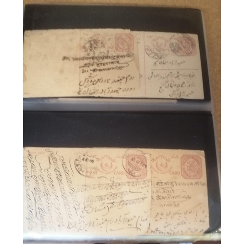 136 - India. Early to middle-period mixed condition accum used covers, cards, postal stationery, fairly ti... 