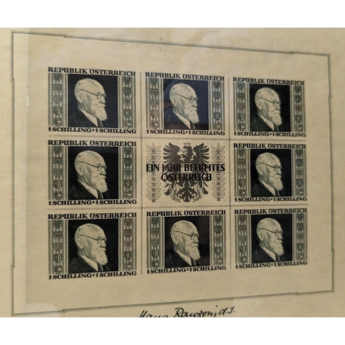 159 - Austria. 1945-2010 UM Coln in 4 safe printed hinge less albums, virtually complete for the period, i... 