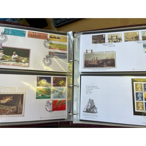 290 - GB FDCs in 8 vols with Benhams and RM all typed or cto. Worth checking. (2B)