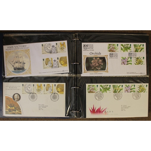 292 - 1966 to 1998 Benhams FDC coln in seven albums, good range of FDCs with a mixture of hand written and... 